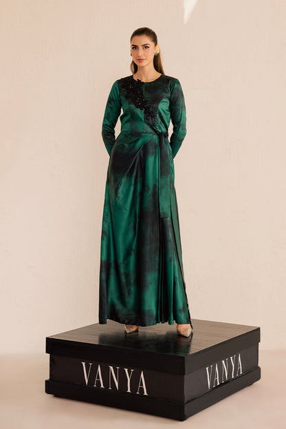 Vanya | Silk Edit | SL-18 - Luxury Dress - available at Maria Faisal in UK and USA.