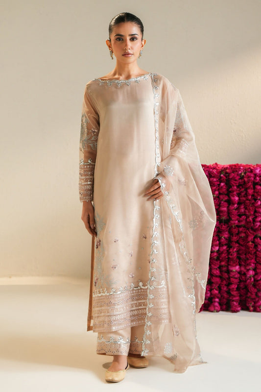 Cross Stitch | SS-26 RTW LUX PRET EDIT-2 | Moonlit Dune - Luxury Dress - available at Maria Faisal in UK and USA.