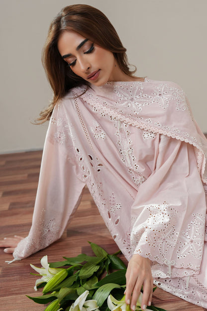 Cross Stitch | Mahiri Embroidered Collection 26 |PETAL DUSK - Luxury Dress - available at Maria Faisal in UK and USA.