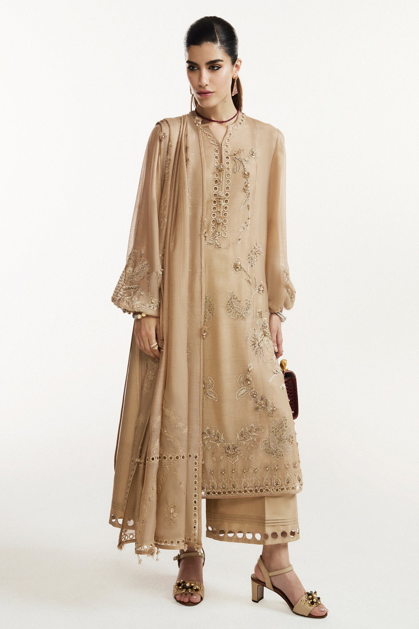 Elan I Vital Ornee I NUIT CELESTE (EV-21373) - Ladies Clothes - Maria Faisal