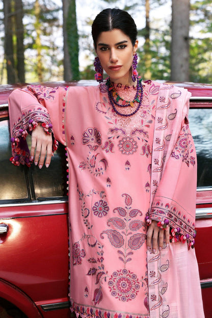 Zaha | Lawn 25 | ZARIAH (ZL25-09 B) by Maria Faisal - Registered Vendor of : Zaha - type : Ladies Clothes - 100% original wedding dresses