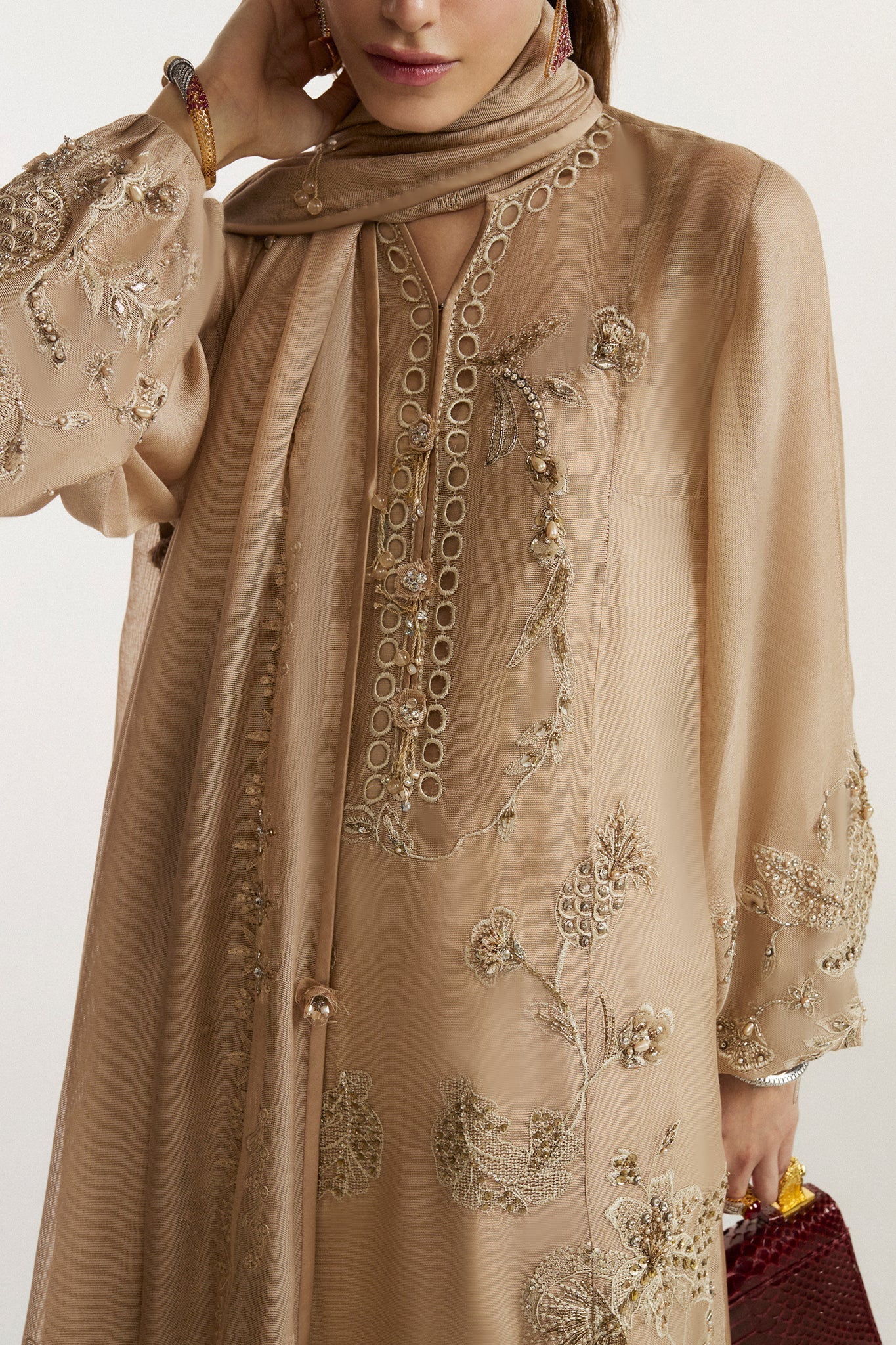 Elan | Vital Ornee | NUIT CELESTE (EV-21373) - Formal Dress - available at Maria Faisal in UK and USA.