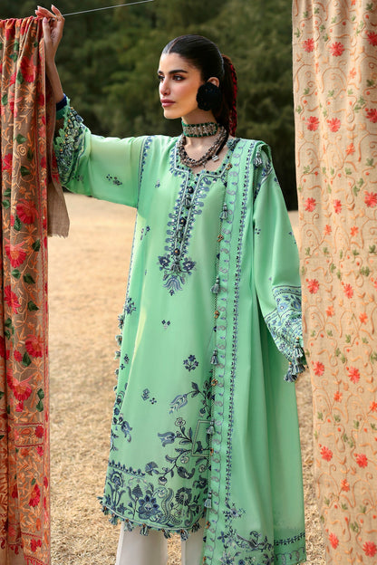 Zaha | Lawn 25 | ELAYA (ZL25-10 A) by Maria Faisal - Registered Vendor of : Zaha - type : Ladies Clothes - 100% original wedding dresses