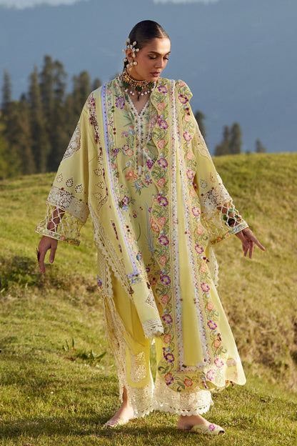 Elan | Kashmee Legacy Lawn 26 | NEELUNE (EL26-05 A) - Luxury Dress - available at Maria Faisal in UK and USA.