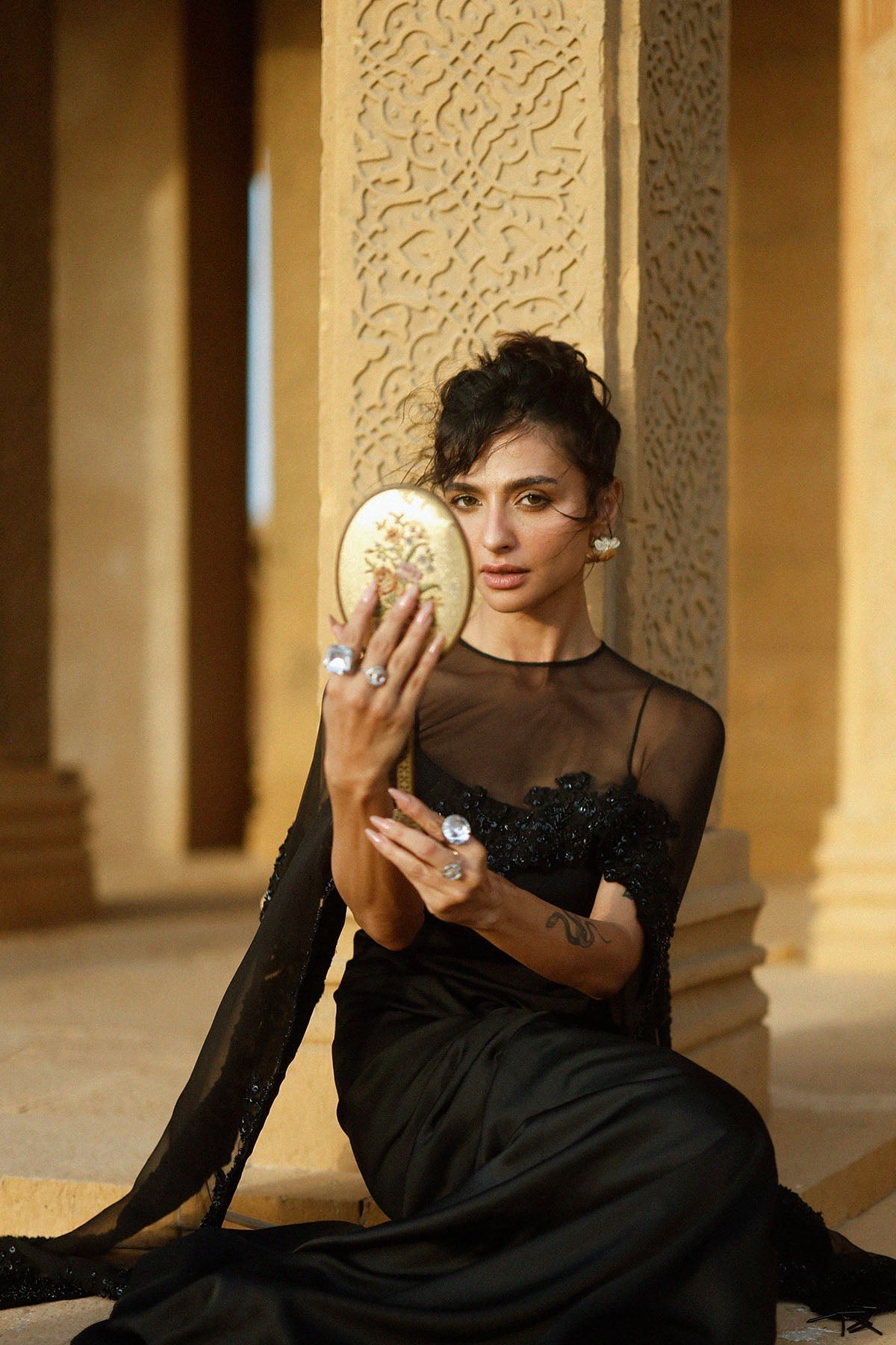 Erum Khan | Carvaan Formals | Shahveen - Formal Dress - available at Maria Faisal in UK and USA.