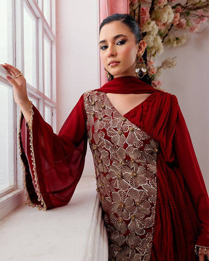 Ain | Zahra Formal Edit 25 | AN-112 by Maria Faisal - Registered Vendor of : Ain - type : Ladies Clothes - 100% original wedding dresses