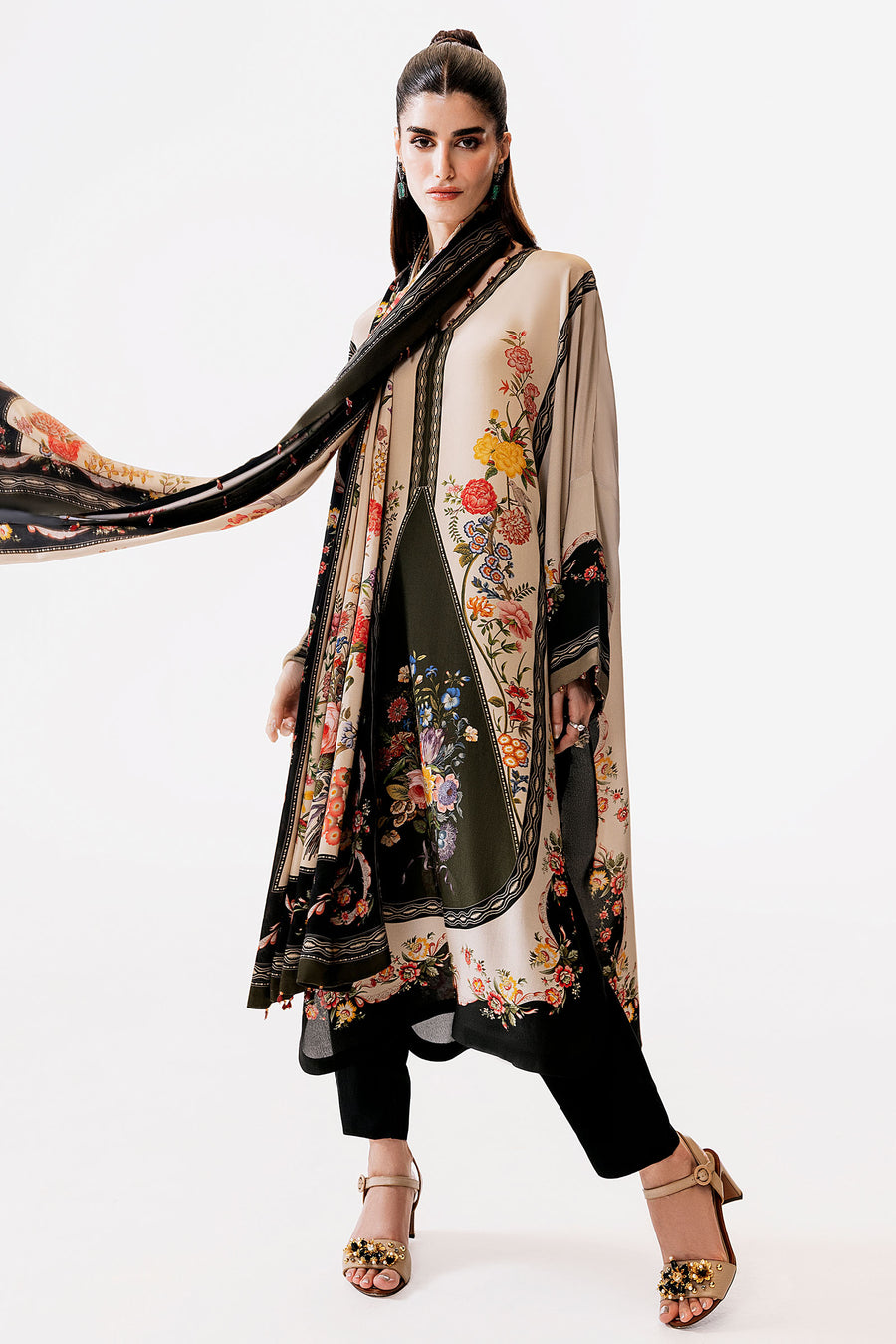 Elan | Auree Pret | VIVIENNE (EV-21393) - Formal Dress - available at Maria Faisal in UK and USA.