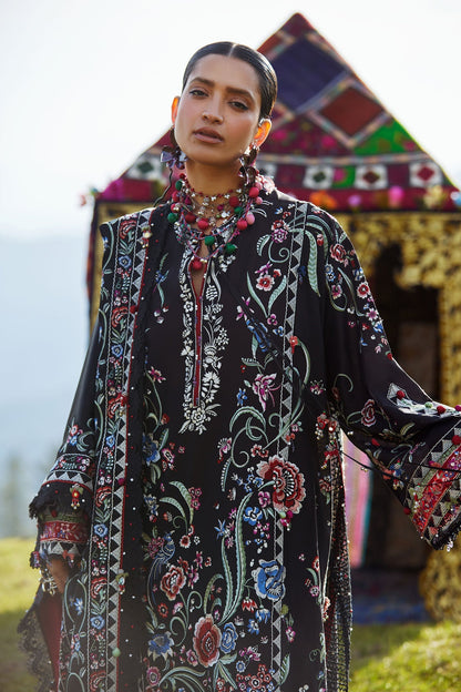 Elan | Kashmee Legacy Lawn 26 | ZABAR (EL26-01 A) - Luxury Dress - available at Maria Faisal in UK and USA.
