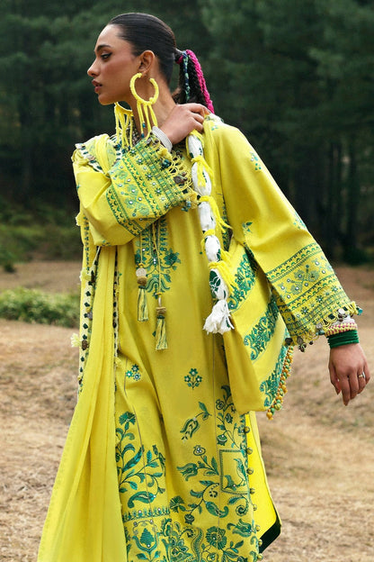 Zaha | Lawn 25 | ELAYA (ZL25-10 B) by Maria Faisal - Registered Vendor of : Zaha - type : Ladies Clothes - 100% original wedding dresses