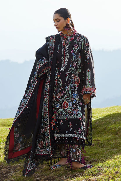 Elan | Kashmee Legacy Lawn 26 | ZABAR (EL26-01 A) - Luxury Dress - available at Maria Faisal in UK and USA.