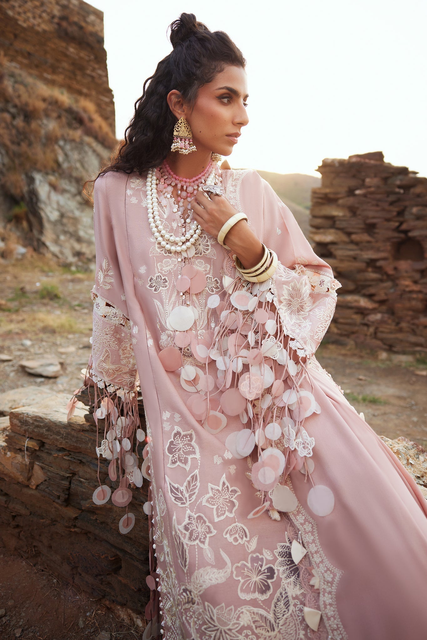 Elan | Winter Collection 24 | AURELIA (EW24-04) - Designer Dress with Intricate embroidery and embellishments. Shop elegent wedding dress at Maria Faisal.