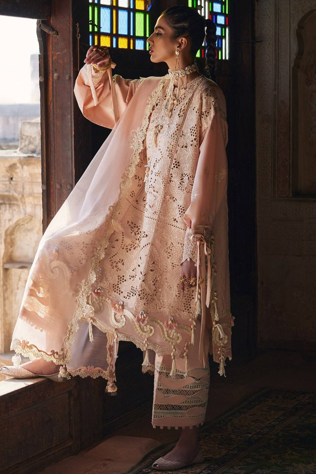 Elan | Luxury Lawn 25 | ISLA (EL25-02 A) by Maria Faisal - Registered Vendor of : Elan - type : Ladies Clothes - 100% original wedding dresses
