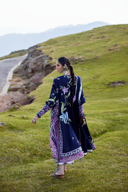 Elan | Kashmee Legacy Lawn 26 |SONAMARG (EL26-09 B) - Luxury Dress - available at Maria Faisal in UK and USA.