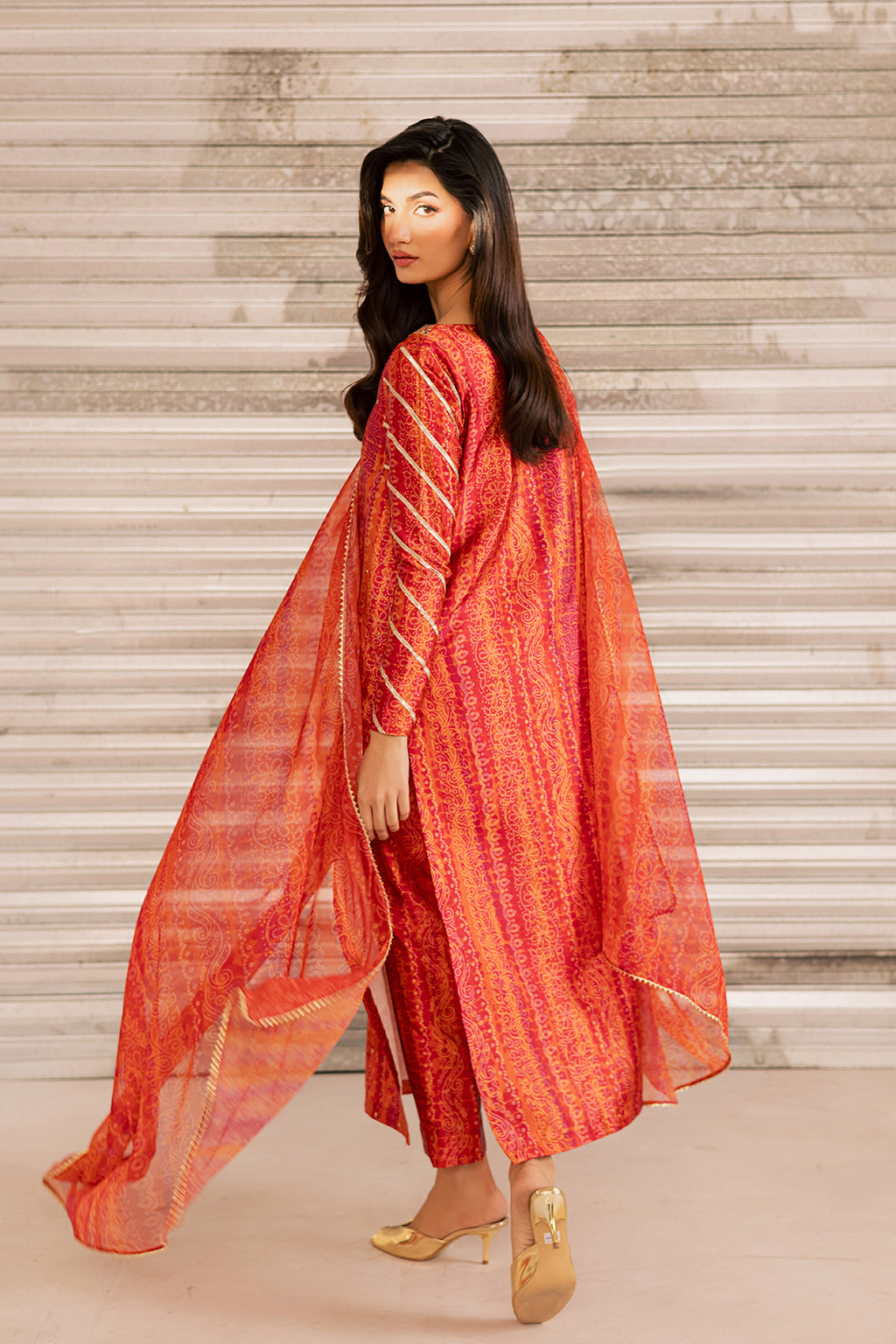 Vanya | Silk Edit | SL-23 - Luxury Dress - available at Maria Faisal in UK and USA.