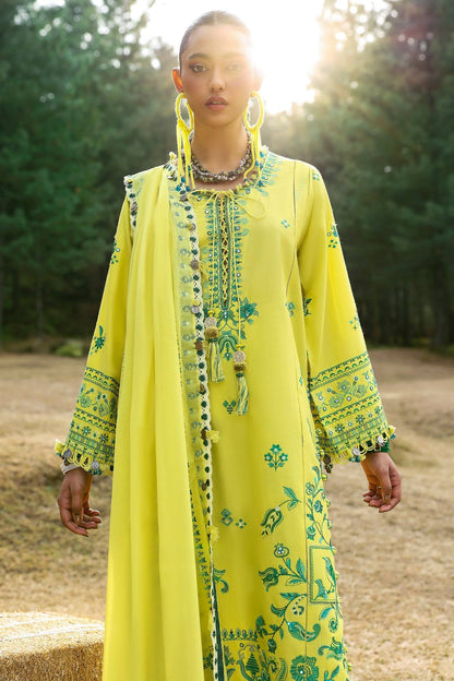 Zaha | Lawn 25 | ELAYA (ZL25-10 B) by Maria Faisal - Registered Vendor of : Zaha - type : Ladies Clothes - 100% original wedding dresses