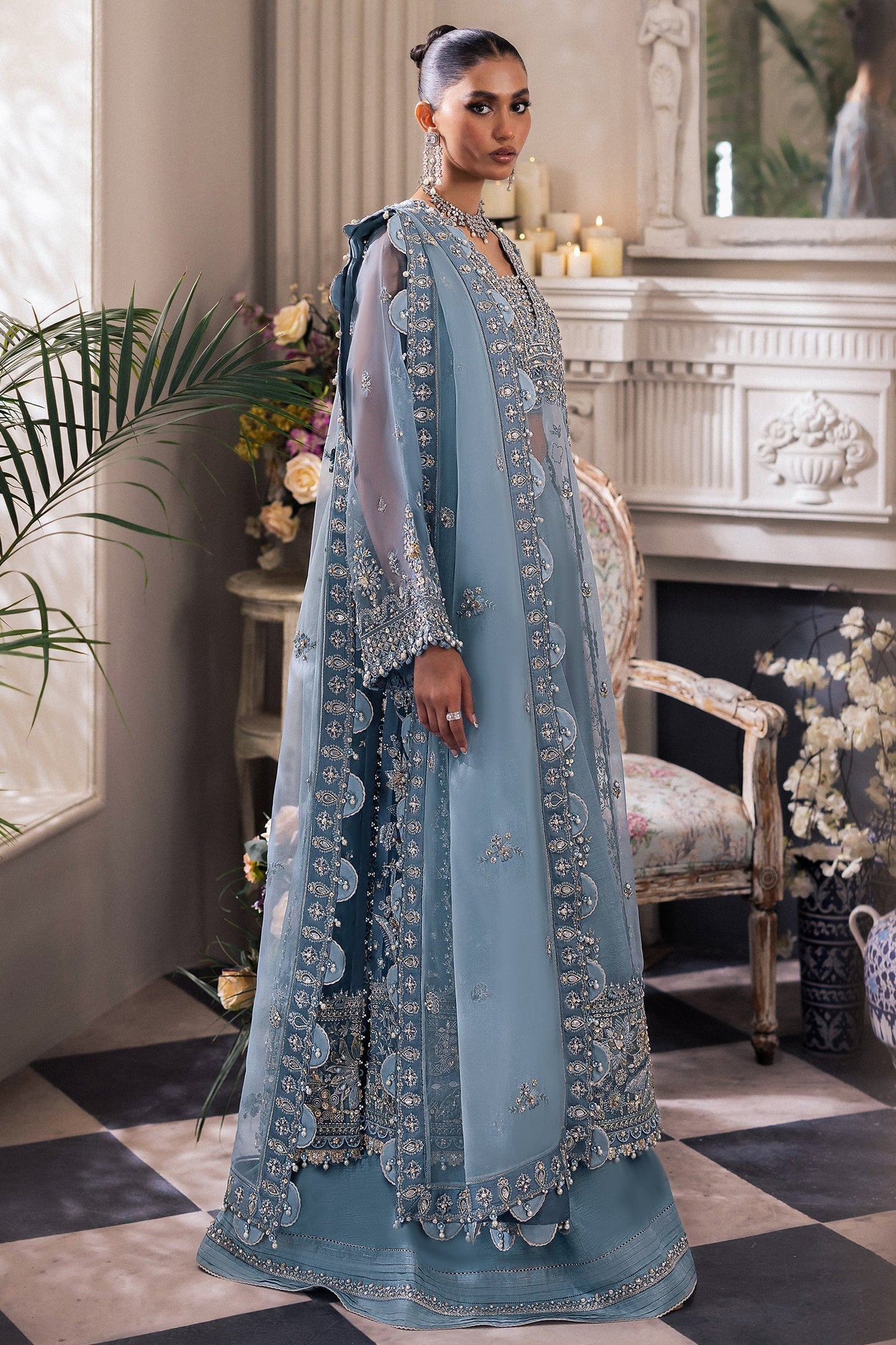Zaha | Gossamer Formals 24 | AZURA (ZC24-07) - Wedding Dress - Maria Faisal