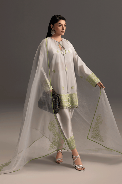 Erum Khan | Summer Whisper | Power Queen - Luxury Dress - available at Maria Faisal in UK and USA.