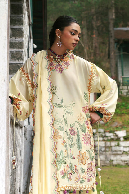 Zaha | Lawn 25 | ZANIA (ZL25-13 A) by Maria Faisal - Registered Vendor of : Zaha - type : Ladies Clothes - 100% original wedding dresses