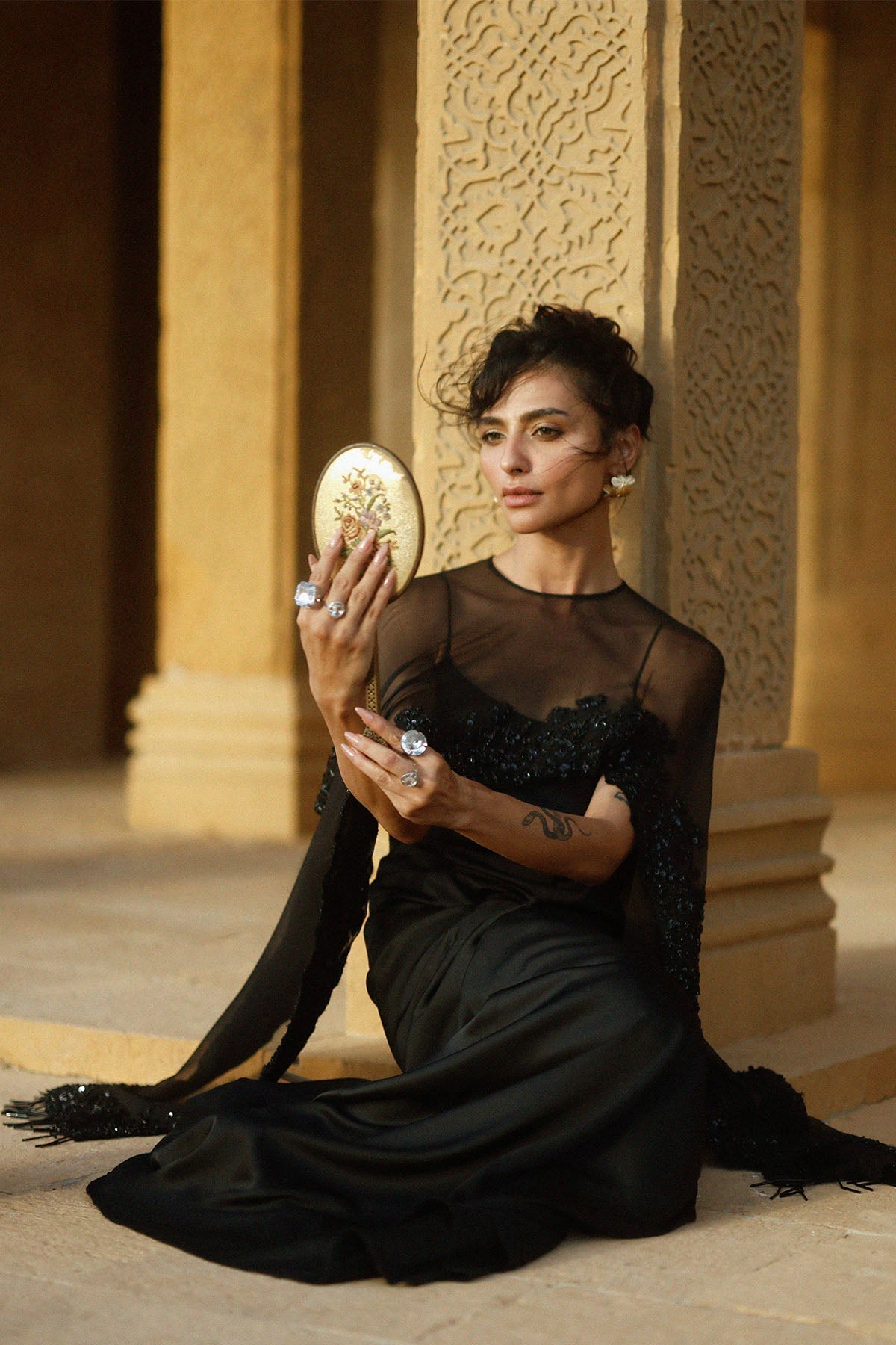 Erum Khan | Carvaan Formals | Shahveen - Formal Dress - available at Maria Faisal in UK and USA.