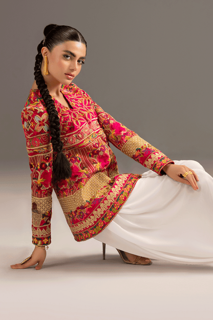 Erum Khan | Summer Whisper | Star Elegance - Luxury Dress - available at Maria Faisal in UK and USA.