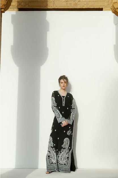 Erum Khan | Carvaan Formals | Shabnour - Formal Dress - available at Maria Faisal in UK and USA.
