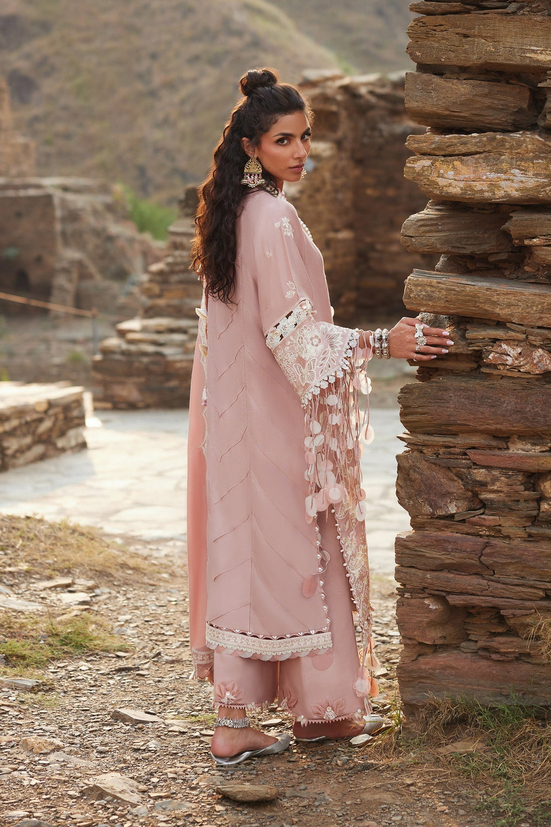 Elan | Winter Collection 24 | AURELIA (EW24-04) - Designer Dress with Intricate embroidery and embellishments. Shop elegent wedding dress at Maria Faisal.