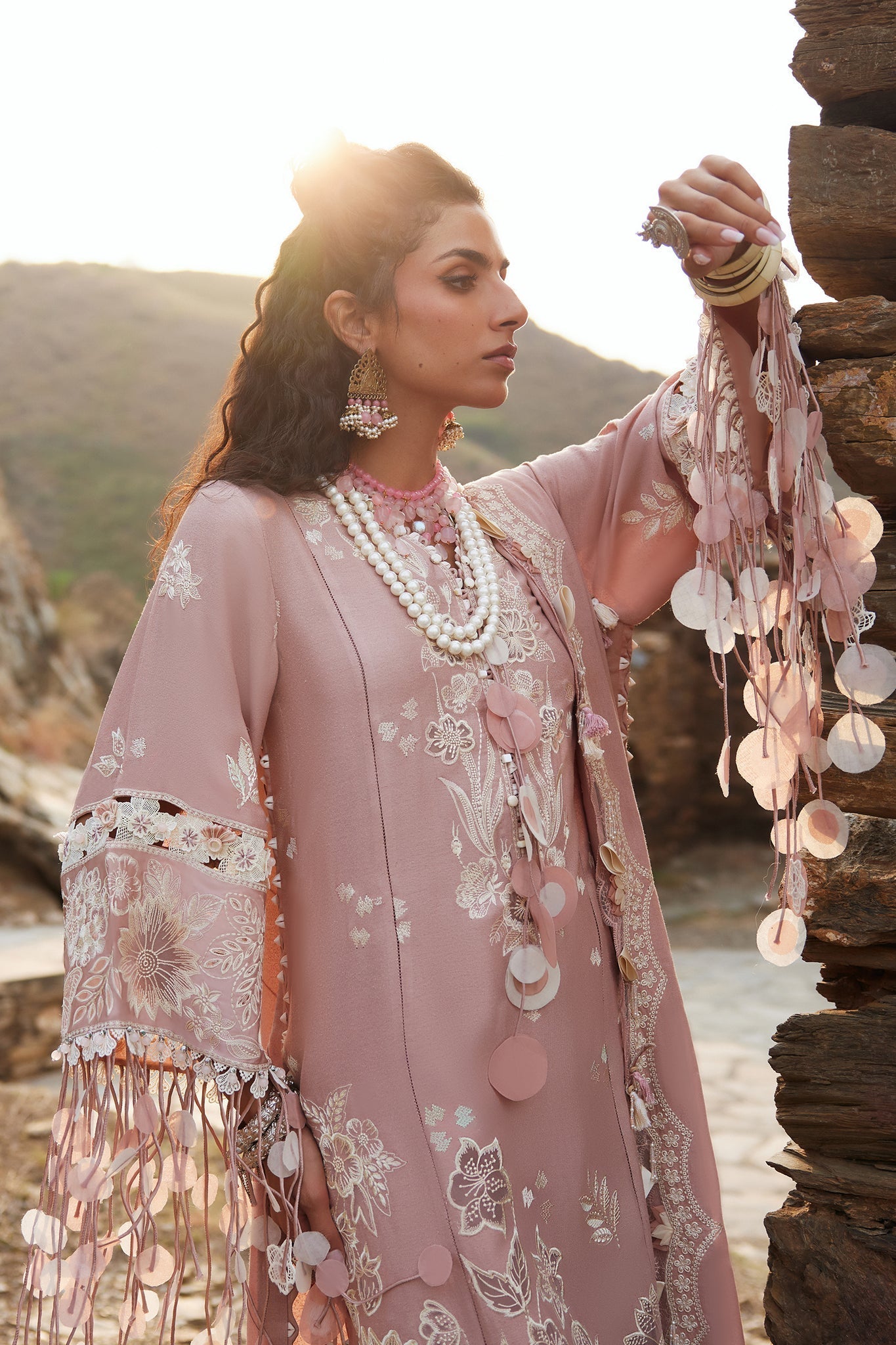 Elan | Winter Collection 24 | AURELIA (EW24-04) - Designer Dress with Intricate embroidery and embellishments. Shop elegent wedding dress at Maria Faisal.