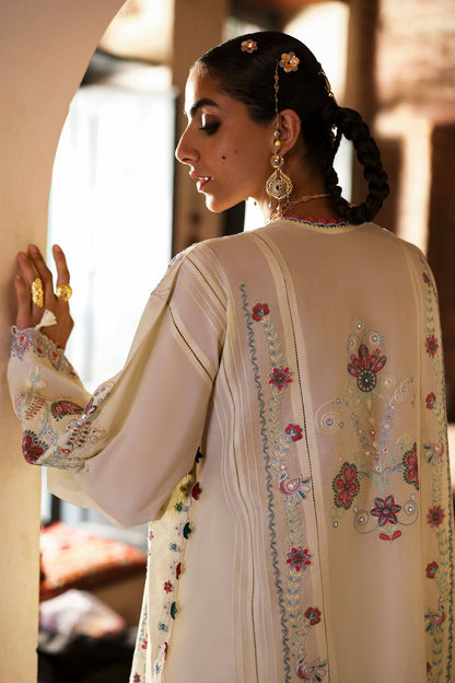 Zaha | Festive Lawn 25 | MEHERBANO (ZF-25-01) by Maria Faisal - Registered Vendor of : Zaha - type : Ladies Clothes - 100% original wedding dresses