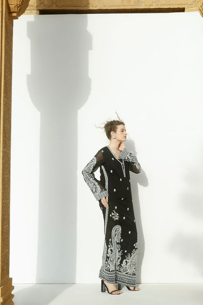 Erum Khan | Carvaan Formals | Shabnour - Formal Dress - available at Maria Faisal in UK and USA.