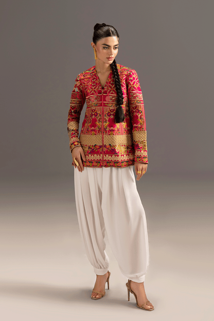 Erum Khan | Summer Whisper | Star Elegance - Luxury Dress - available at Maria Faisal in UK and USA.
