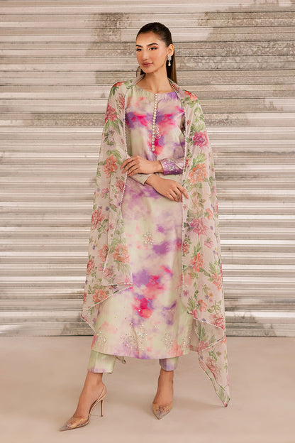 Vanya | Silk Edit | SL-24 - Luxury Dress - available at Maria Faisal in UK and USA.