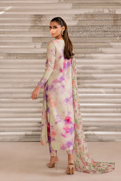 Vanya | Silk Edit | SL-24 - Luxury Dress - available at Maria Faisal in UK and USA.