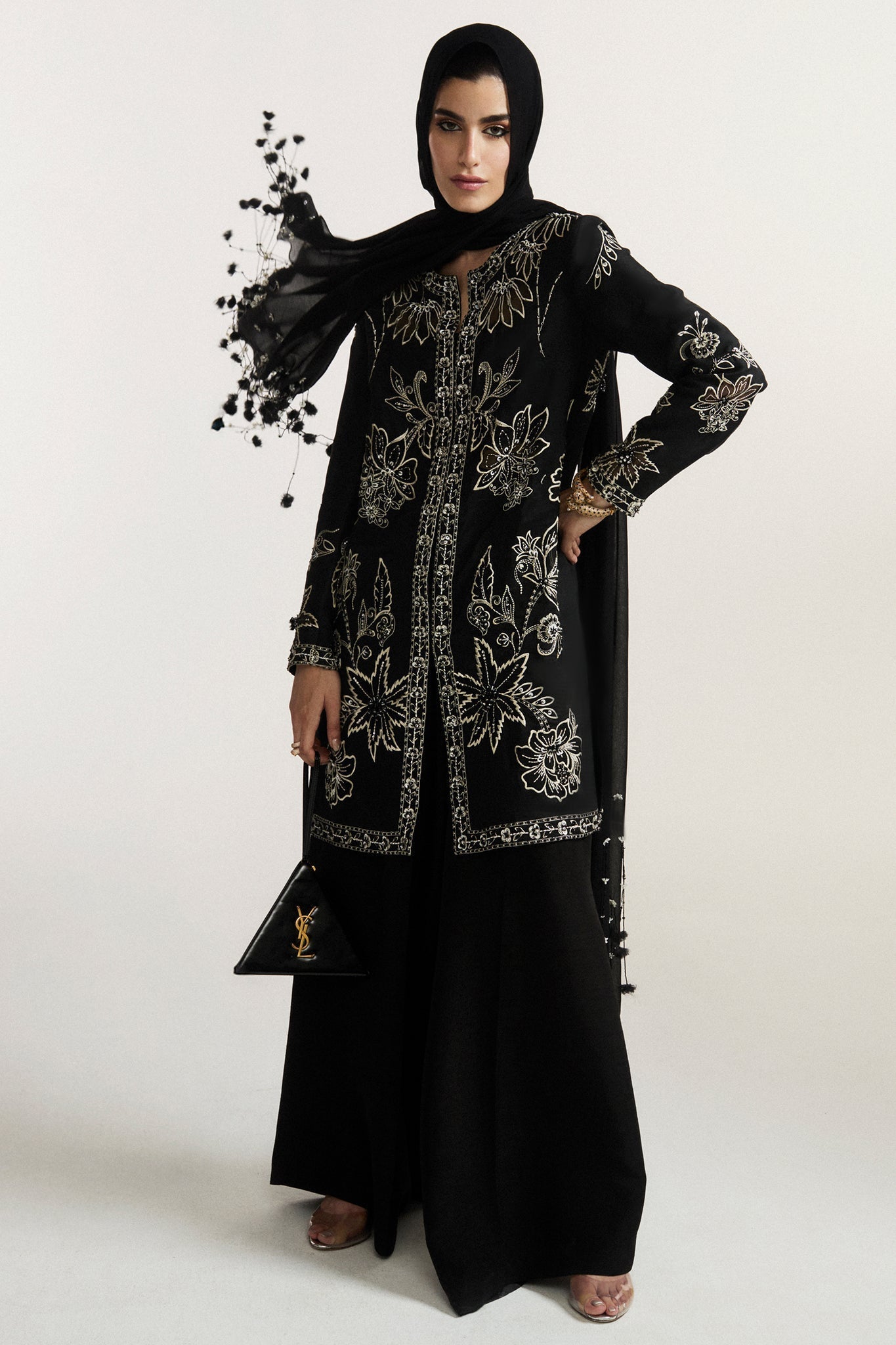 Elan | Vital Ornee | NOCTURNE ELITAIRE (EV-21360) - Formal Dress - available at Maria Faisal in UK and USA.