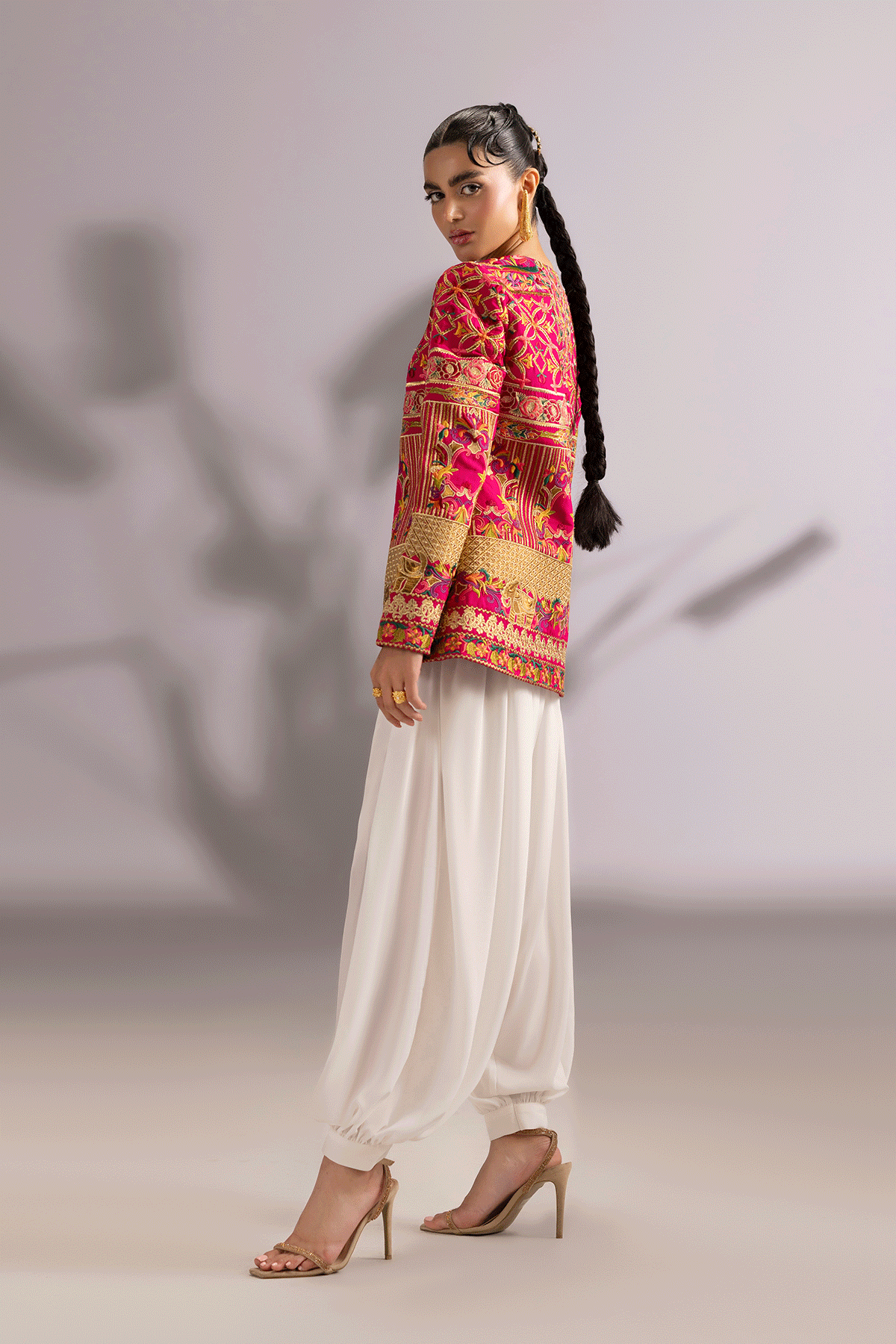 Erum Khan | Summer Whisper | Star Elegance - Luxury Dress - available at Maria Faisal in UK and USA.