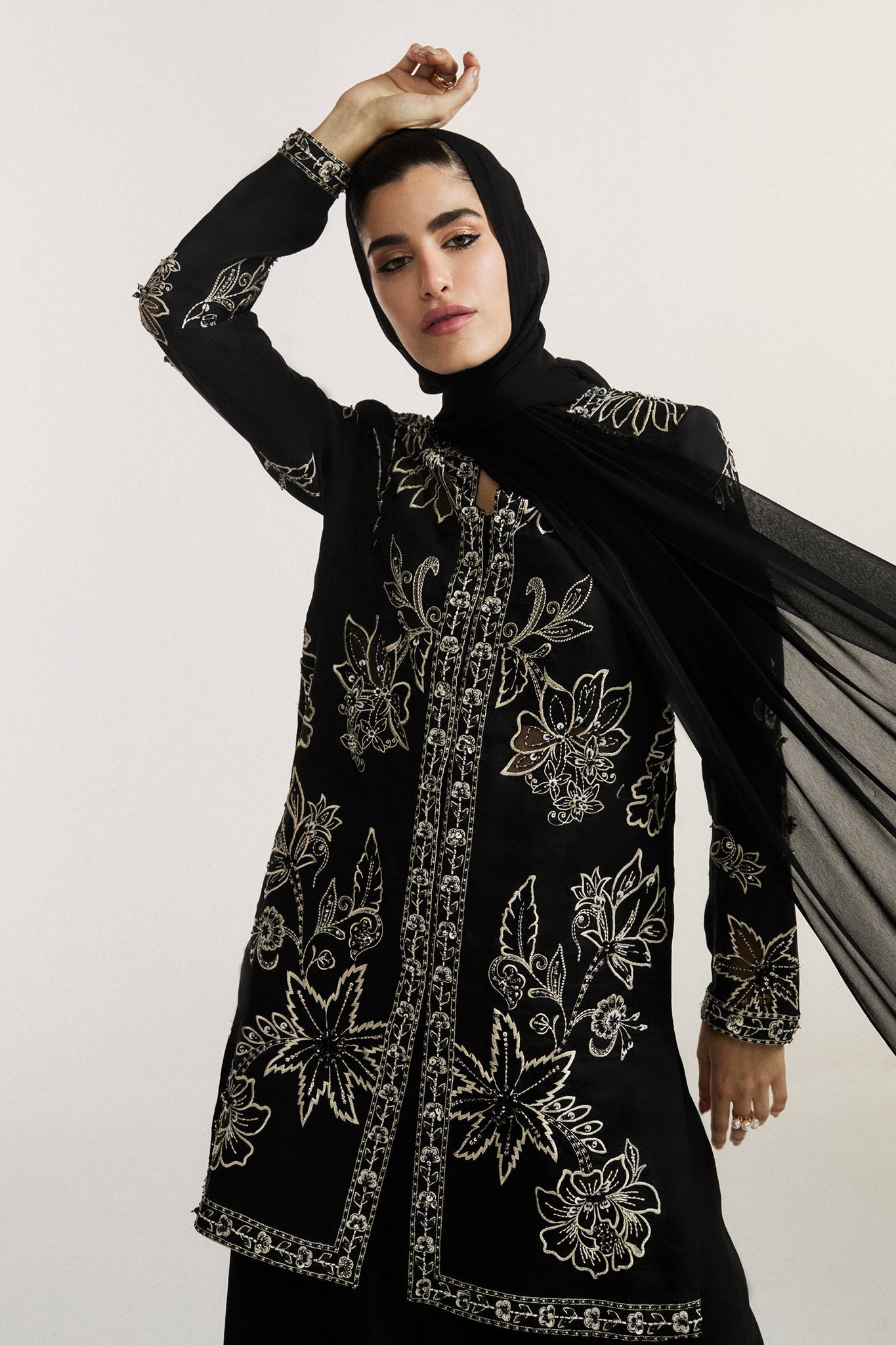 Elan | Vital Ornee | NOCTURNE ELITAIRE (EV-21360) - Formal Dress - available at Maria Faisal in UK and USA.