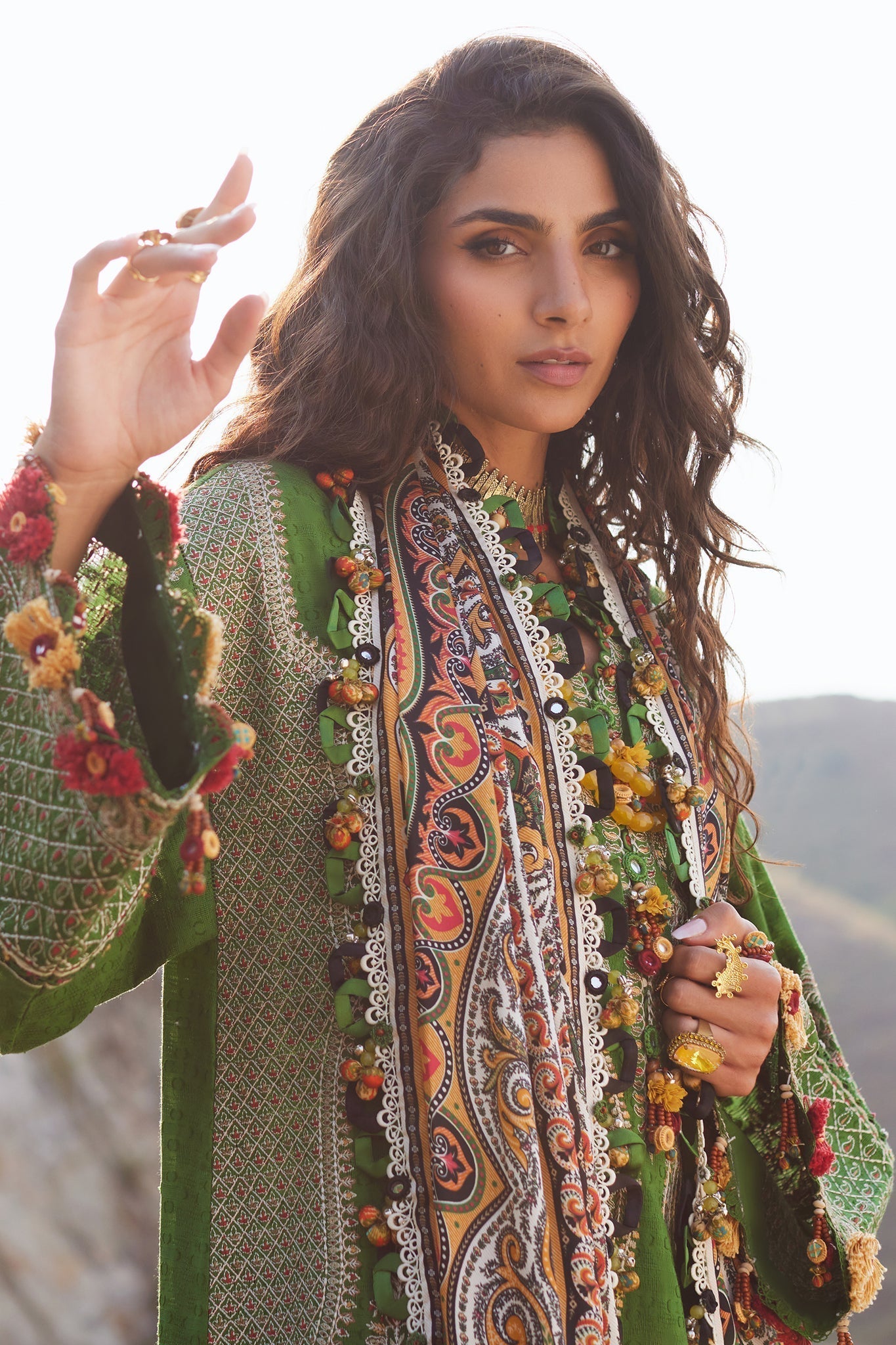 Elan | Winter Collection 24 | CORA (EW24-03) - Designer Dress with Intricate embroidery and embellishments. Shop elegent wedding dress at Maria Faisal.