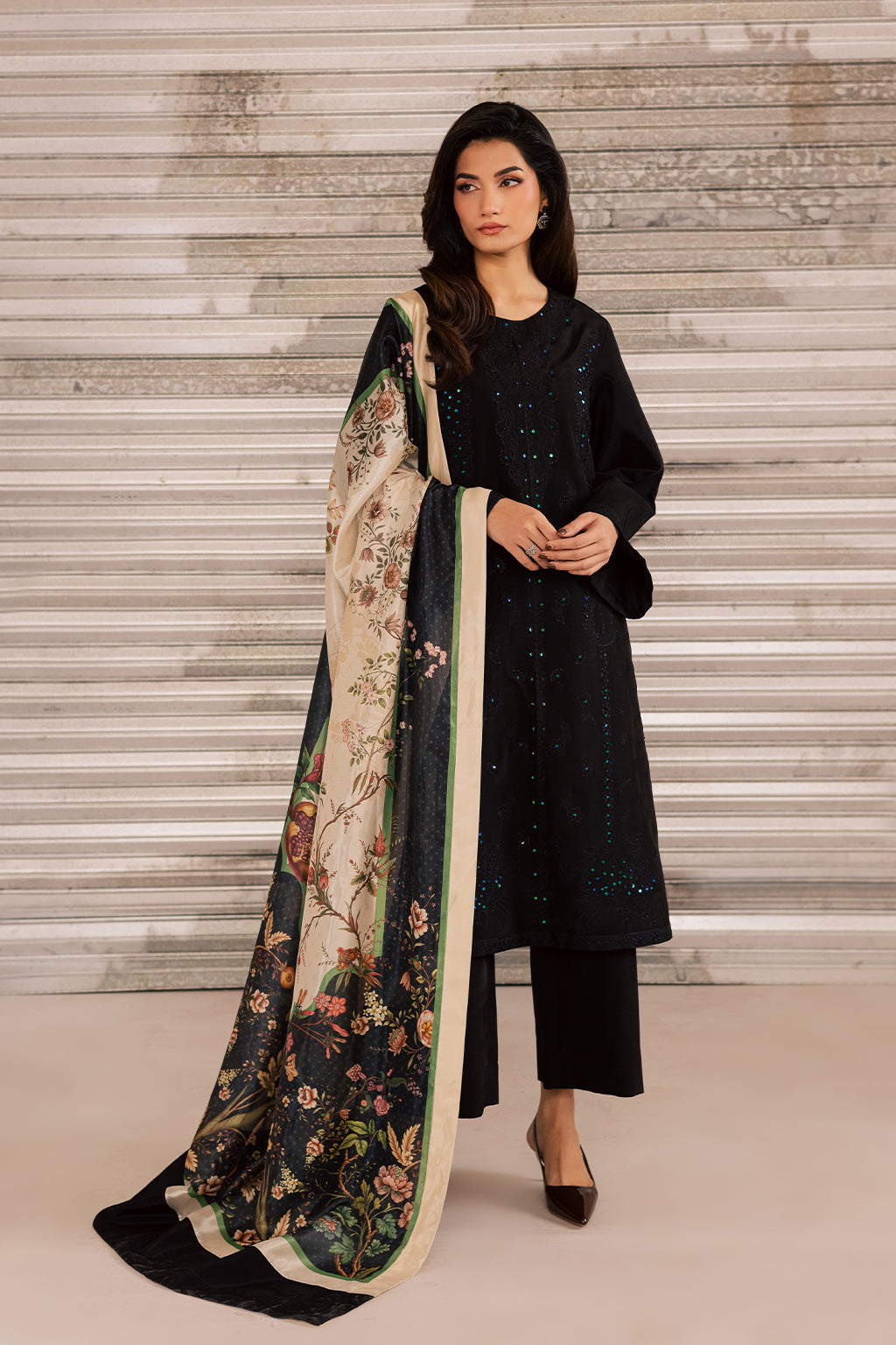 Vanya | Silk Edit | SL-21 - Luxury Dress - available at Maria Faisal in UK and USA.