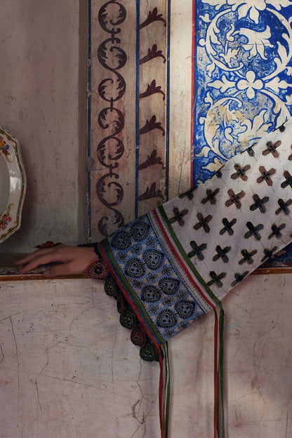 Elan | Luxury Lawn 25 | AZUREH (EL25-04 B) by Maria Faisal - Registered Vendor of : Elan - type : Ladies Clothes - 100% original wedding dresses