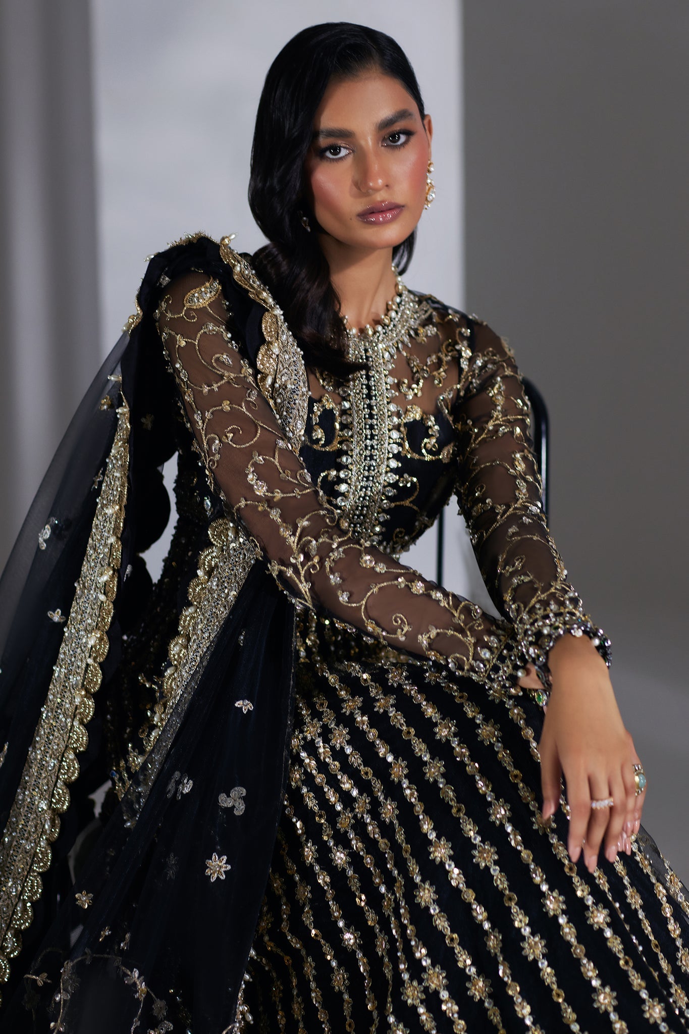 Elan | Luxury Wedding Wears | LUEUR DOREE (EP-21000) - Bridal Dress - available at Maria Faisal in UK and USA.