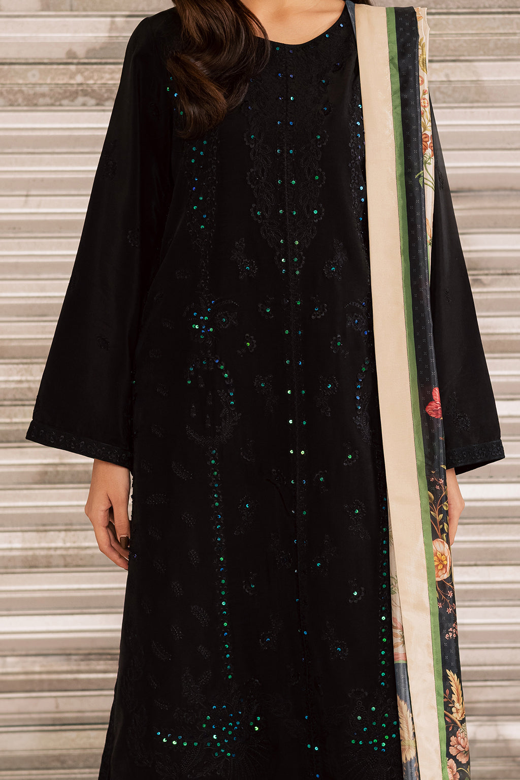 Vanya | Silk Edit | SL-21 - Luxury Dress - available at Maria Faisal in UK and USA.