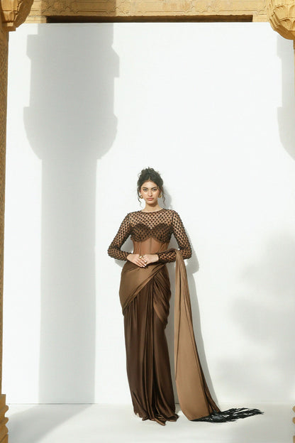 Erum Khan | Carvaan Formals |Raazmeen - Formal Dress - available at Maria Faisal in UK and USA.