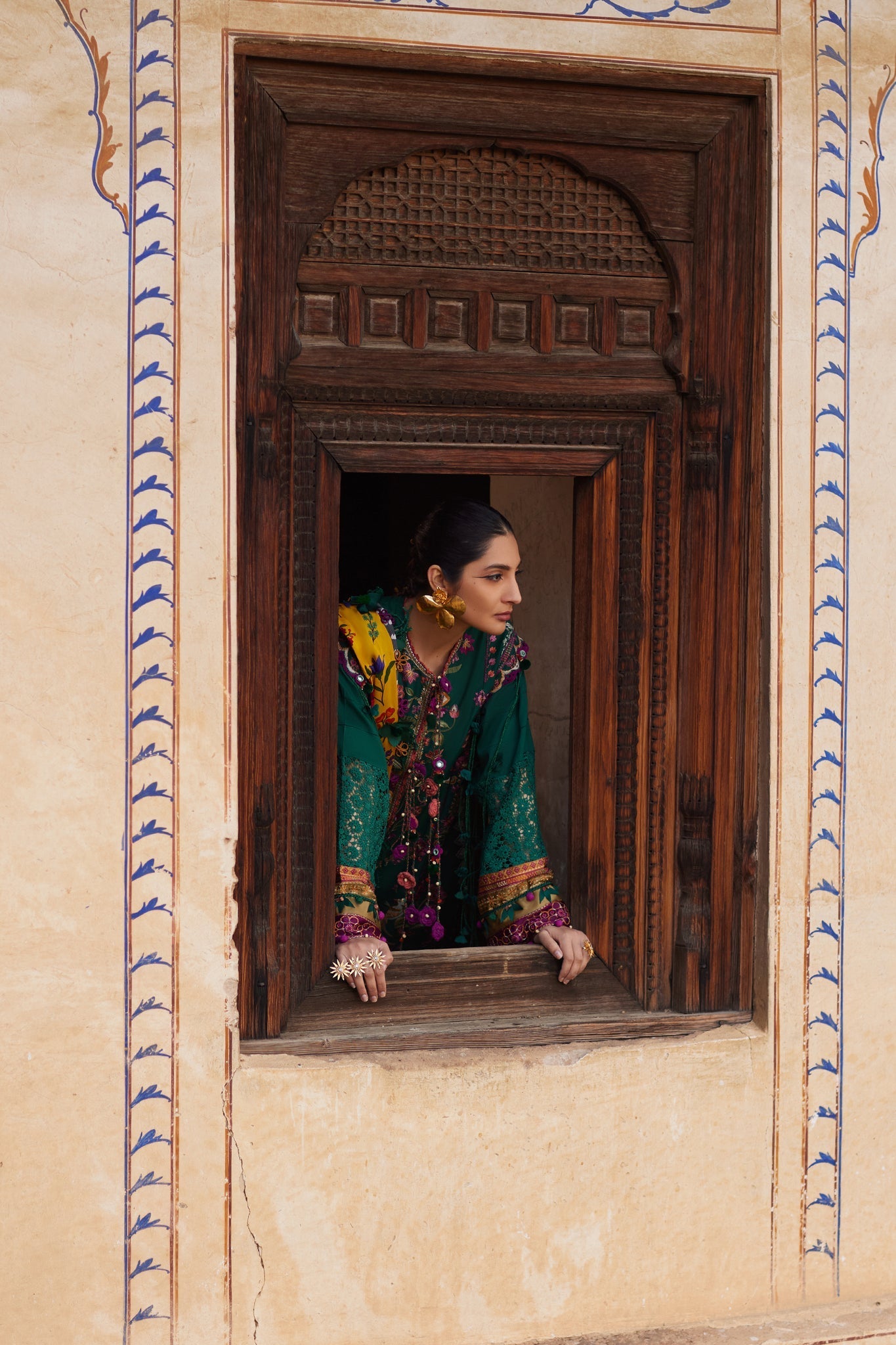 Elan | Luxury Lawn 25 | AURIELLE (EL25-06 A) - Ladies Clothes - Maria Faisal