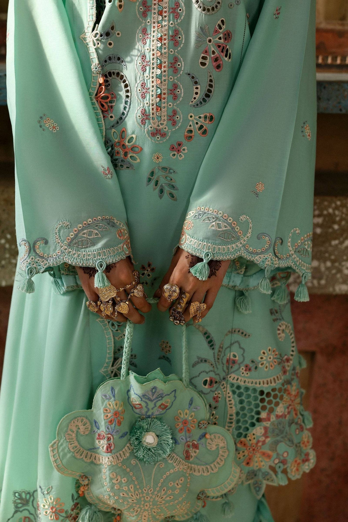 Zaha | Festive Lawn 25 | SEHER (ZF-25-05) by Maria Faisal - Registered Vendor of : Zaha - type : Ladies Clothes - 100% original wedding dresses