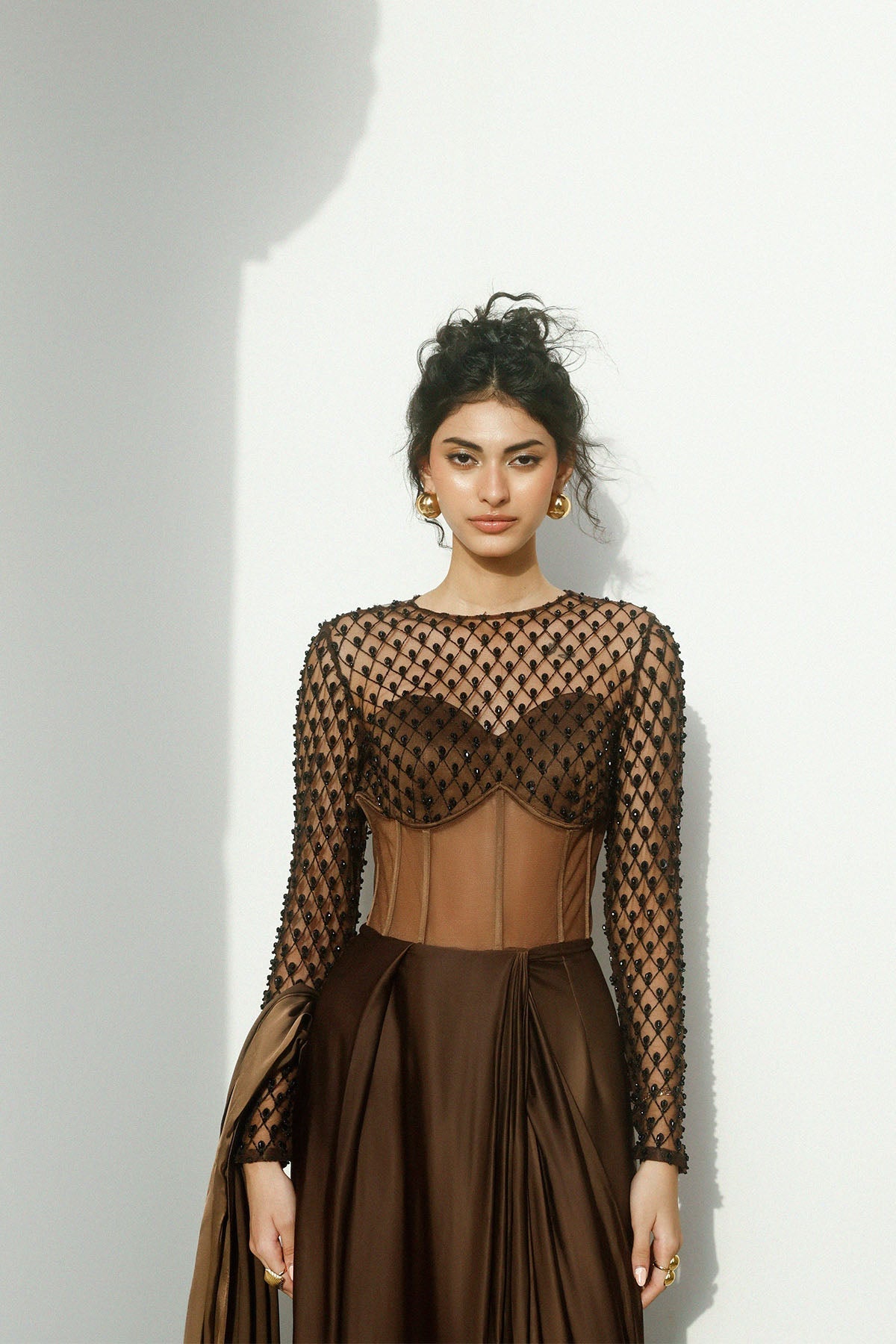 Erum Khan | Carvaan Formals |Raazmeen - Formal Dress - available at Maria Faisal in UK and USA.