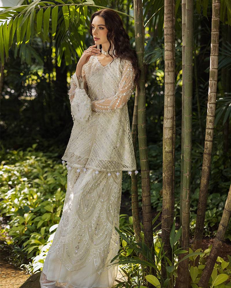 Ain | Cascade Party Wears | AN-99 by Maria Faisal - Registered Vendor of : Ain - type : Ladies Clothes - 100% original wedding dresses