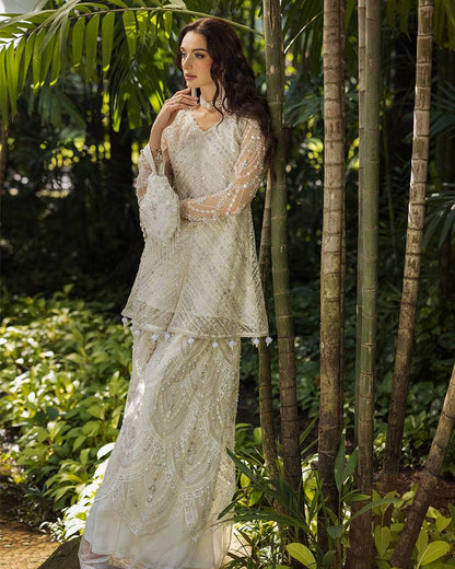 Ain | Cascade Party Wears | AN-99 by Maria Faisal - Registered Vendor of : Ain - type : Ladies Clothes - 100% original wedding dresses