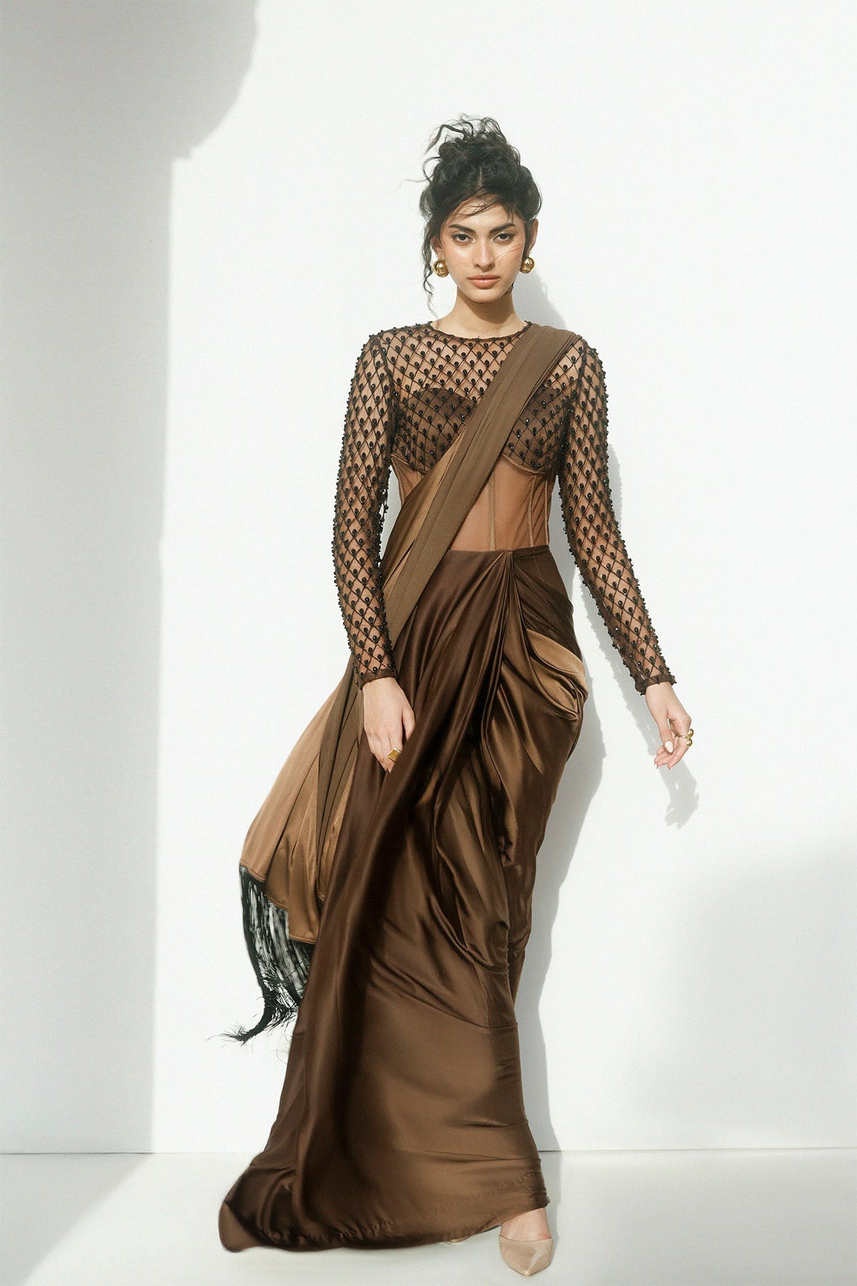 Erum Khan | Carvaan Formals |Raazmeen - Formal Dress - available at Maria Faisal in UK and USA.