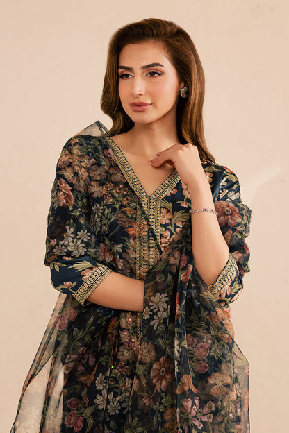 Vanya | Silk Edit | SL-16 - Luxury Dress - available at Maria Faisal in UK and USA.