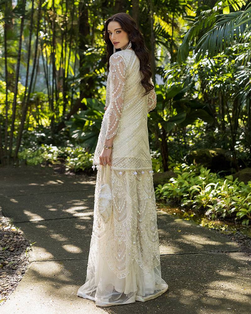 Ain | Cascade Party Wears | AN-99 by Maria Faisal - Registered Vendor of : Ain - type : Ladies Clothes - 100% original wedding dresses