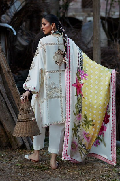 Elan | Kashmee Legacy Lawn 26 |ZÉRIN (EL26-11 B) - Luxury Dress - available at Maria Faisal in UK and USA.